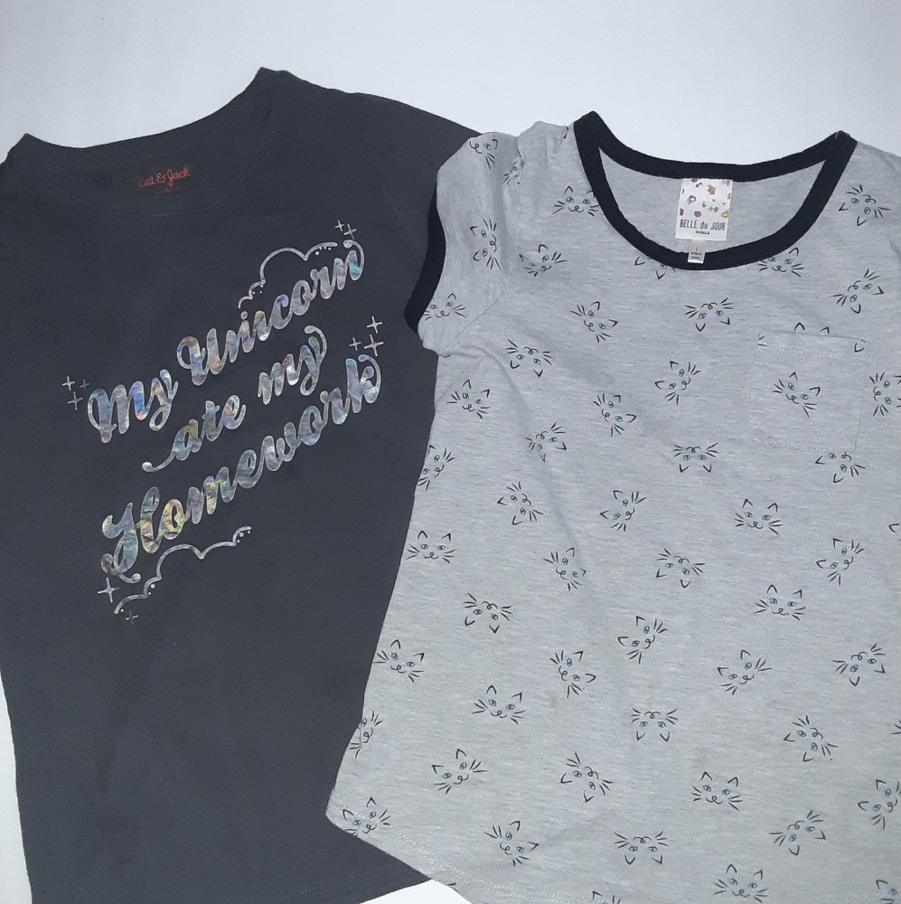 Kid friendly 'shades of grey' t-shirts